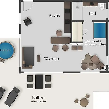 Chalet Romantikchalet Fuchsbau Mit Eigenen Wellnessbereich, Komfort Und Viel Ruhe In Der Vorra