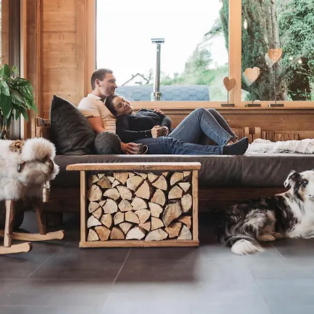 Romantikchalet Fuchsbau Mit Eigenen Wellnessbereich, Komfort Und Viel Ruhe In Der Σαλέ
