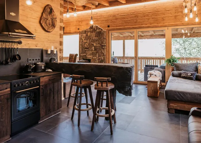 Romantikchalet Fuchsbau Dağ evi Vorra